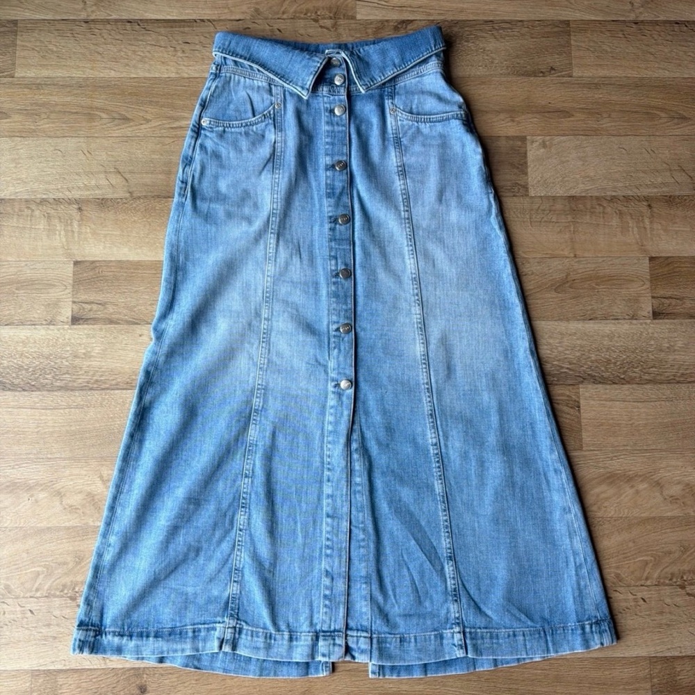 Pepe Jeans Denim Maxi Skirt - Picture 6 of 10